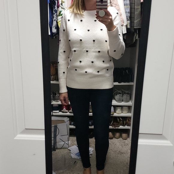 Loft cream and black bobble sweater large - Picture 8 of 8